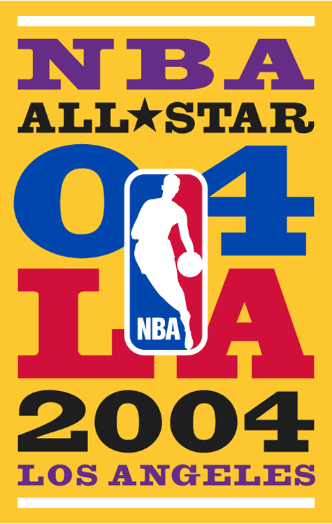 NBA All-Star Game 2004 Primary Logo t shirts iron on transfers